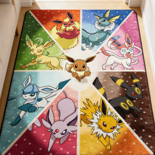 Cute Pokémon Eevee Rug