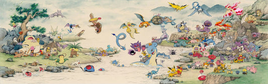 Classic 151 Pokémon Collage Rug
