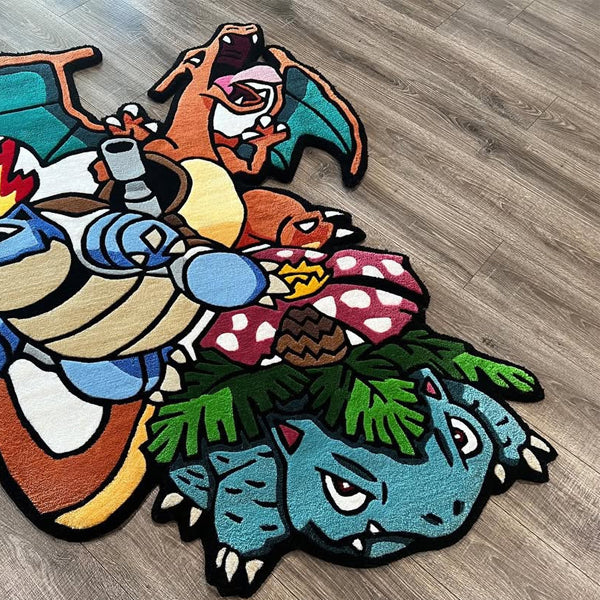 Pokemon Trio Design Rug