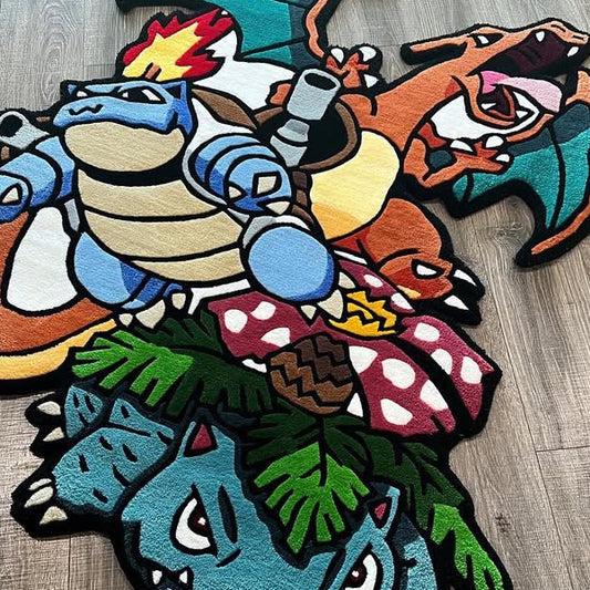 Pokemon Trio Design Rug