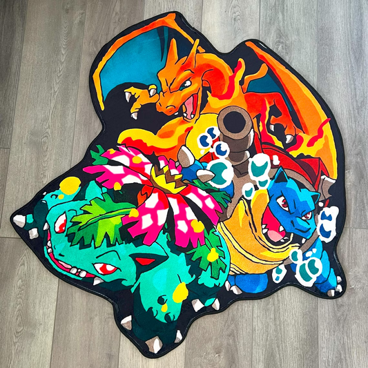Blastoise & Charizard Rug