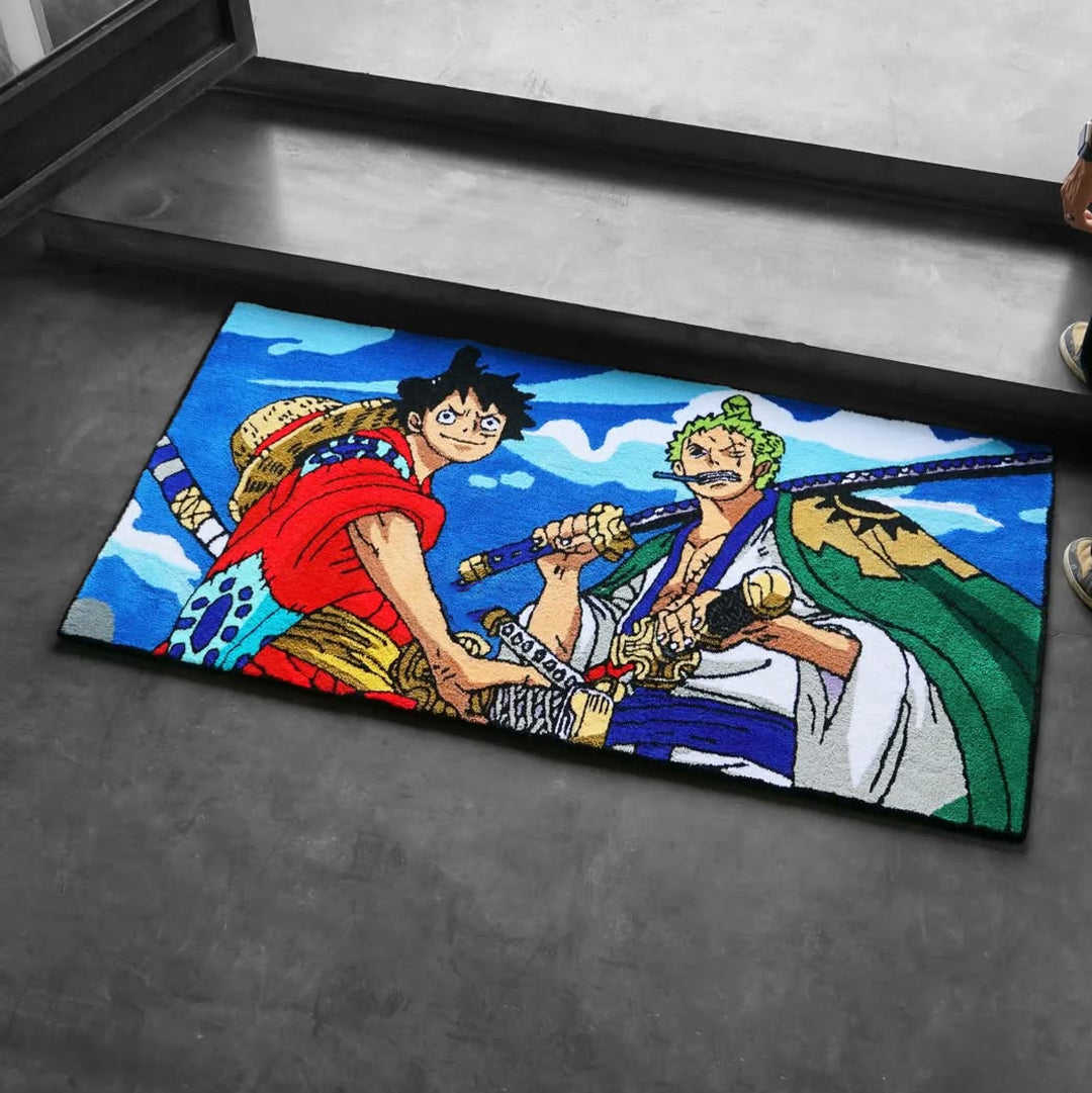 Luffy and Zoro Rug
