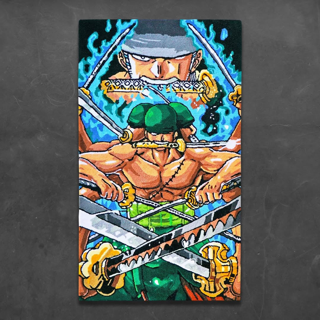 Zoro Demon Slash Rug