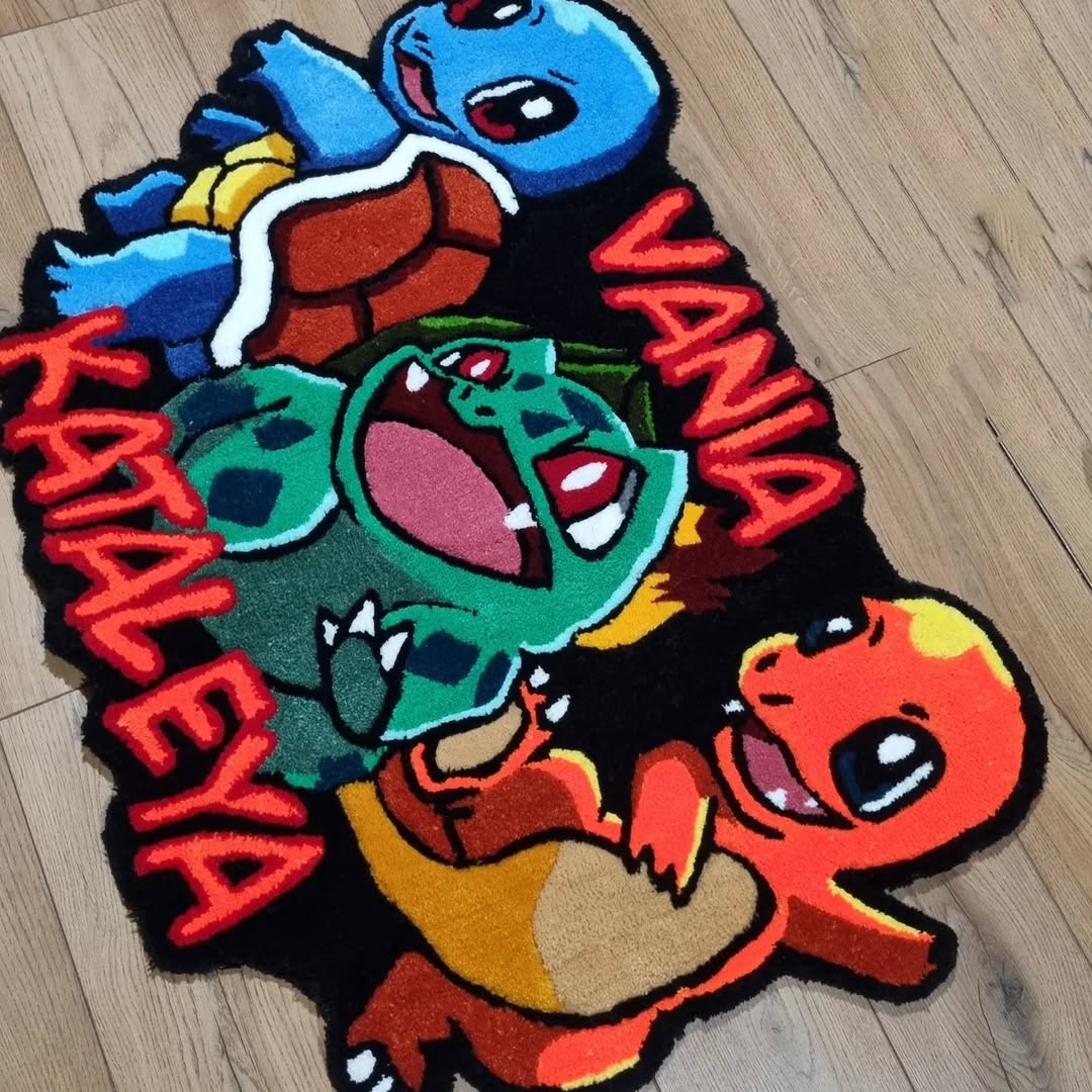 Pokémon Starter Trio Rug