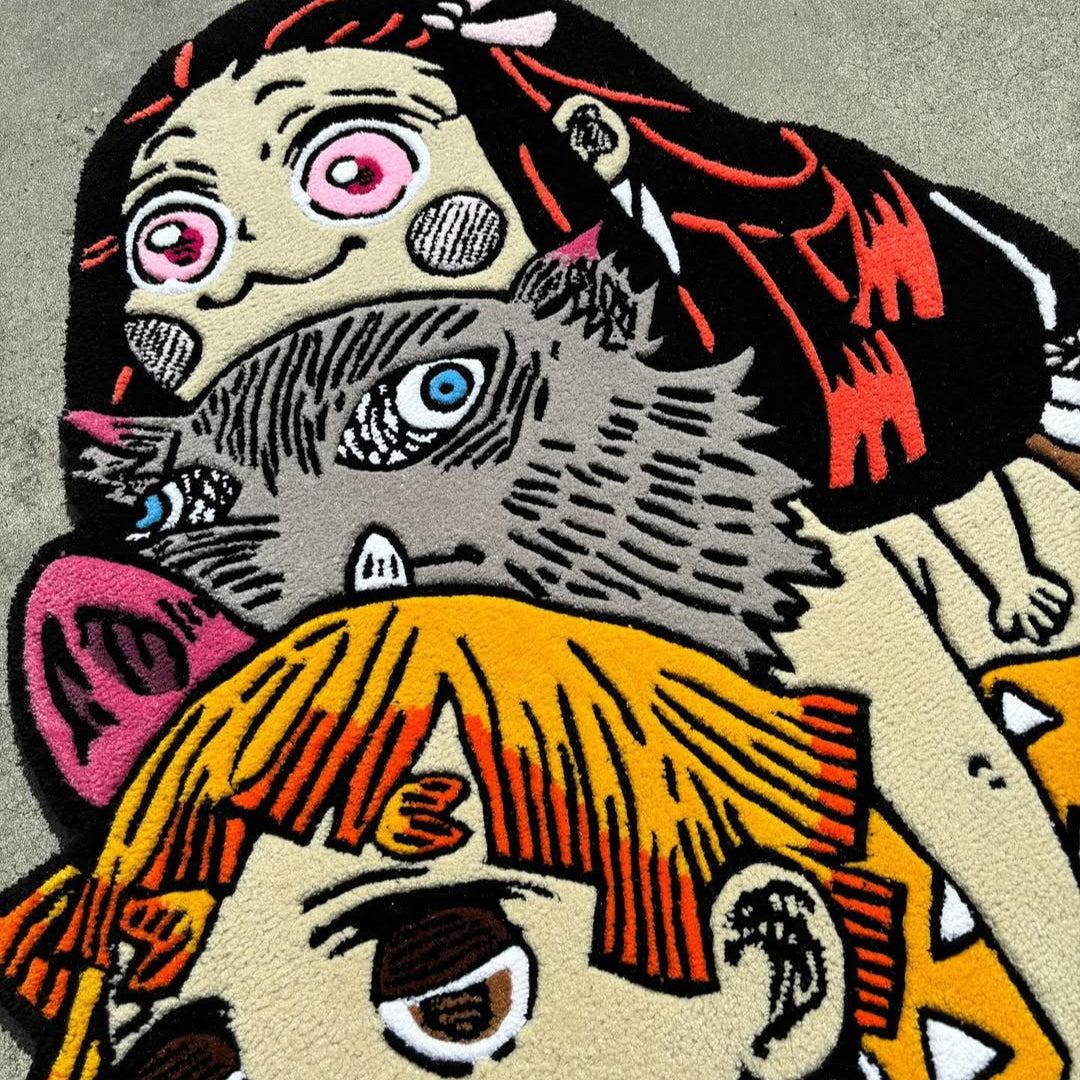 Main Characters Pyramid Rug