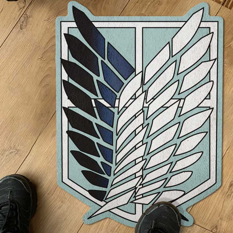 Scouting Legend Symbol Shaped Rugs Custom Attack On Titan