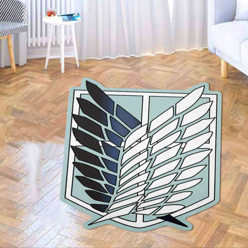 Scouting Legend Symbol Shaped Rugs Custom Attack On Titan