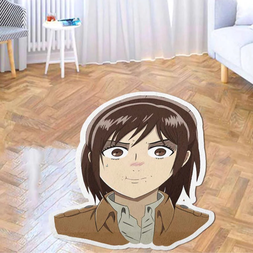 Sasha Blouse Shaped Rug Custom Attack On Titan