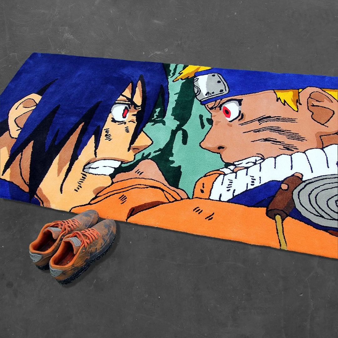Naruto vs Sasuke Battle Rug