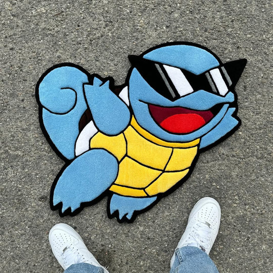 Squirtle Squad Tufted Rug