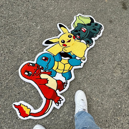 Pokémon Starter Squad Tufted Rug