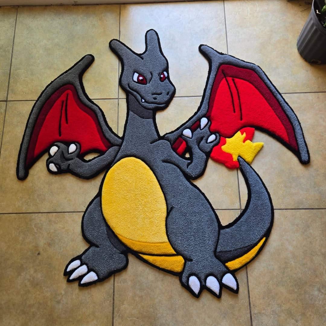 Dark Charizard Rug