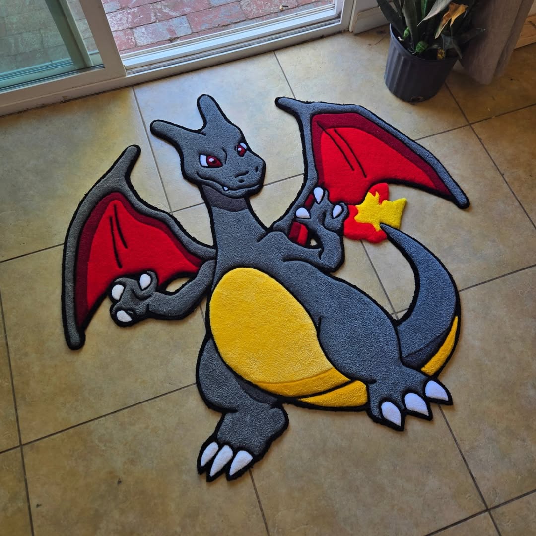 Dark Charizard Rug