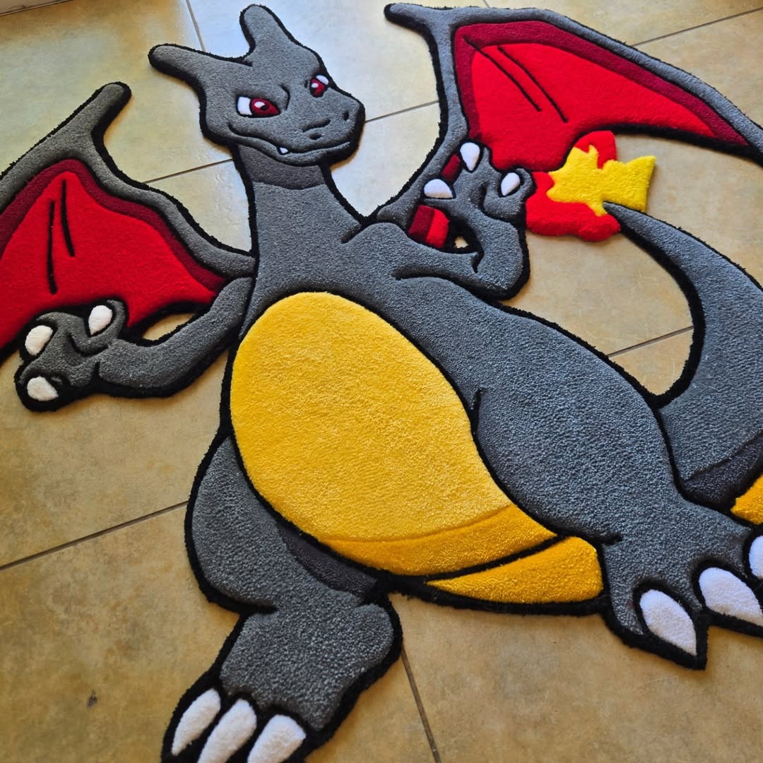 Dark Charizard Rug