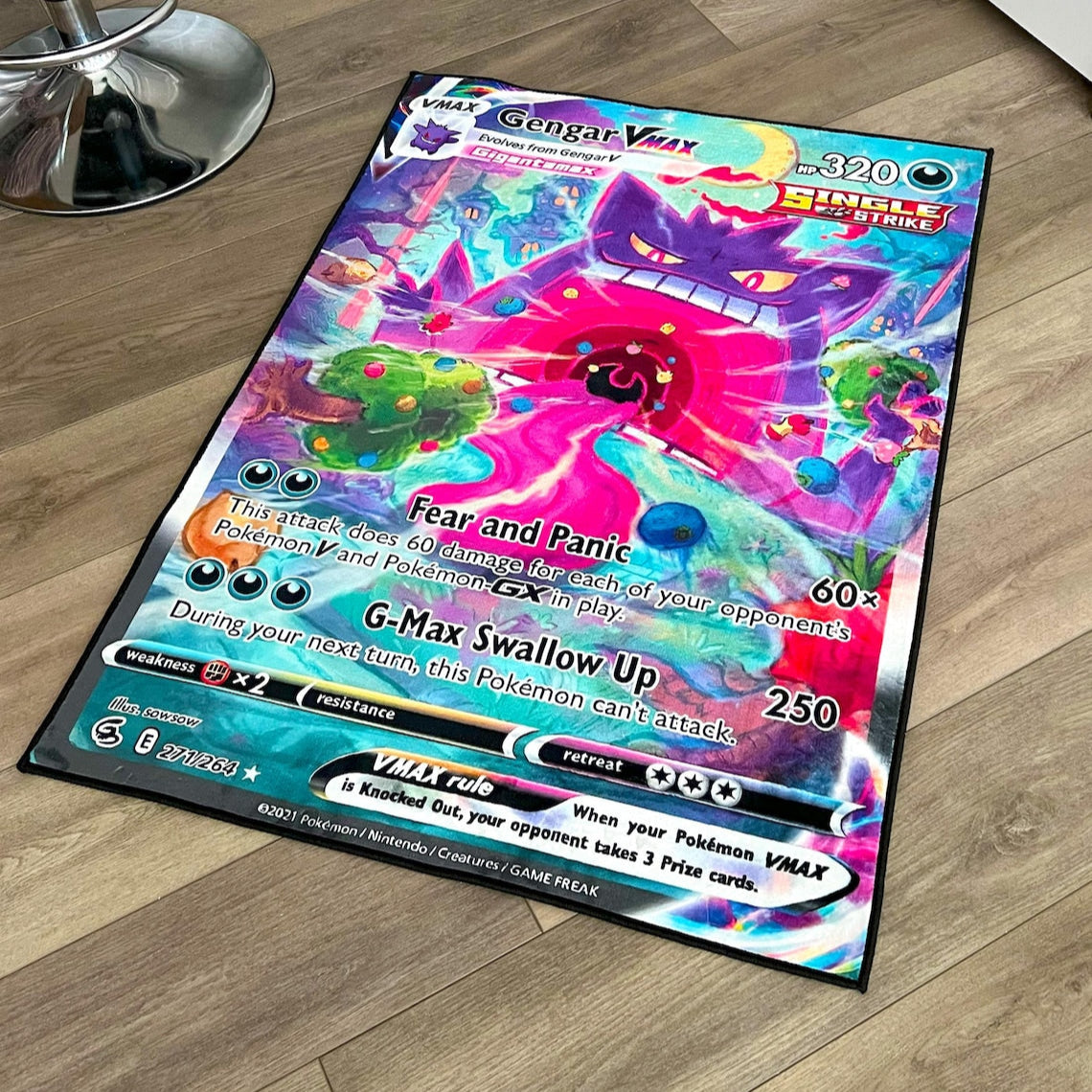 Gengar VMAX Pokémon Card Rug