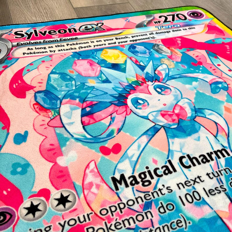 Sylveon EX Pokémon Card Rug