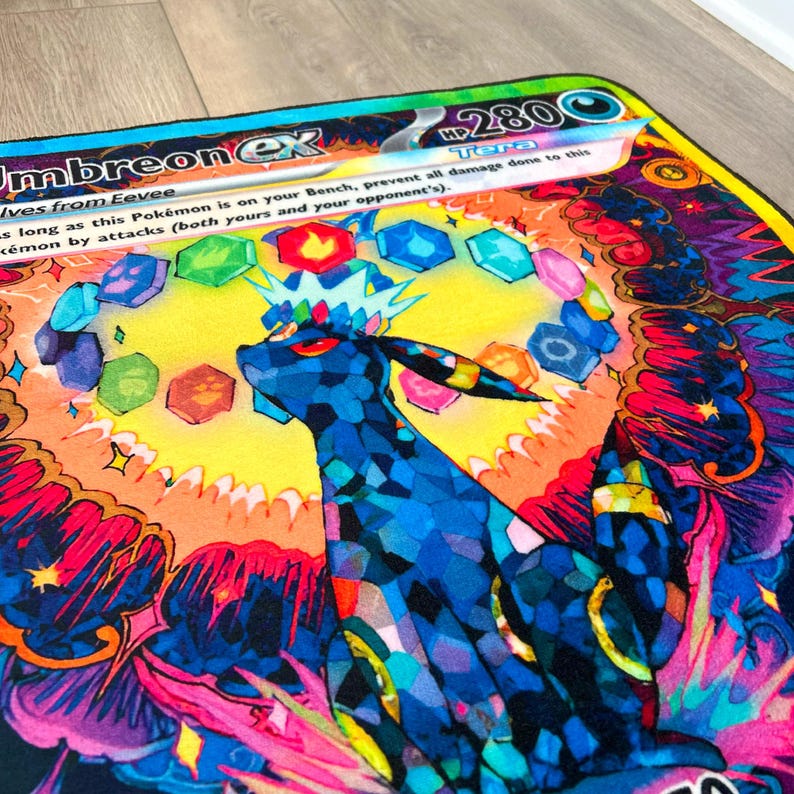 Umbreon EX Pokémon Card Rug