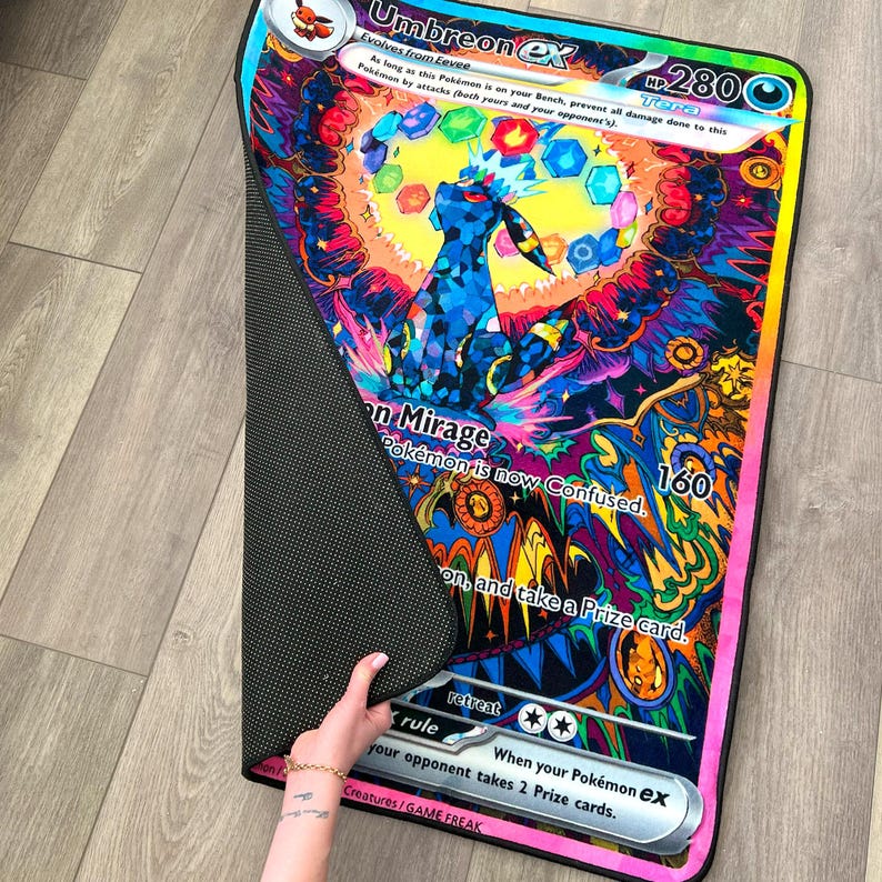 Umbreon EX Pokémon Card Rug