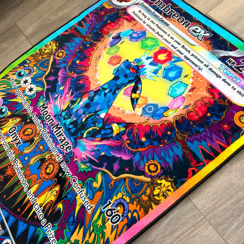 Umbreon EX Pokémon Card Rug