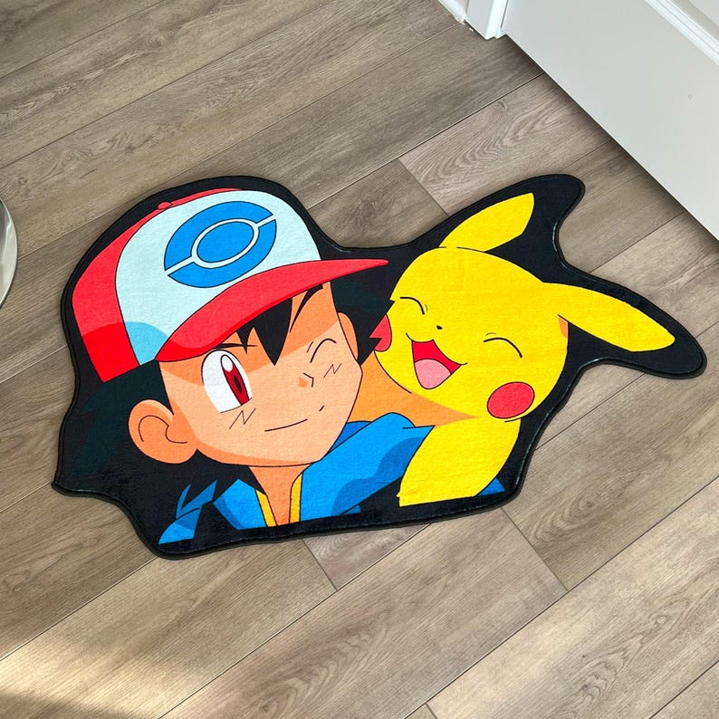 Ash and Pikachu Pokémon Rug