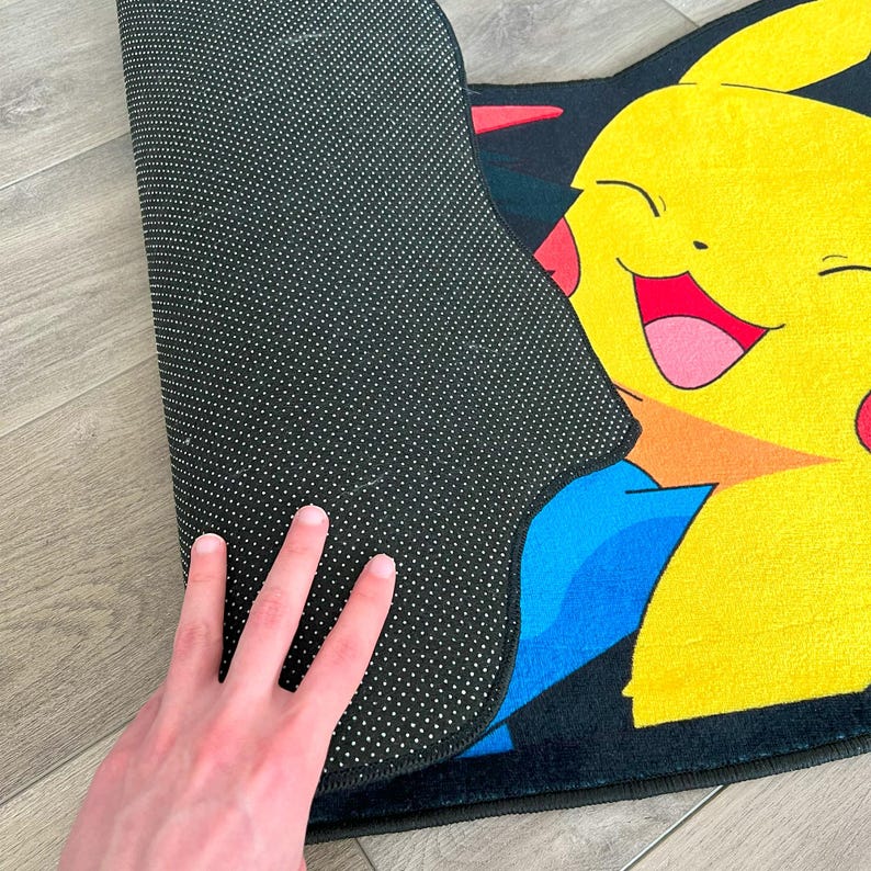 Ash and Pikachu Pokémon Rug