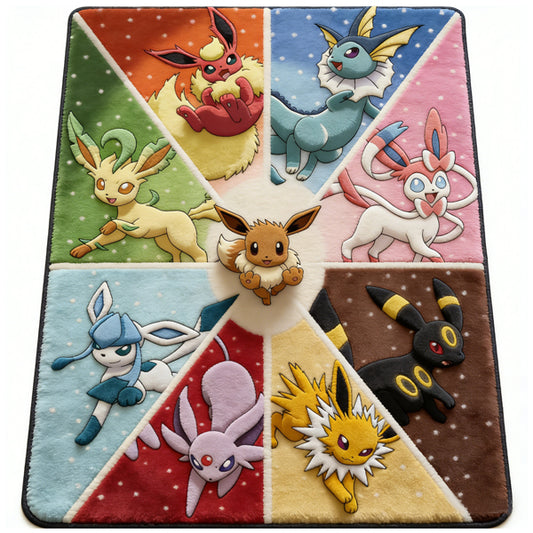 Cute Pokémon Eevee Rug
