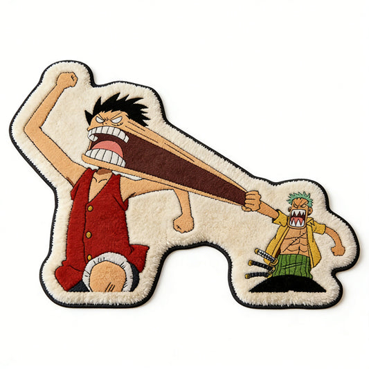 Luffy Running Rug