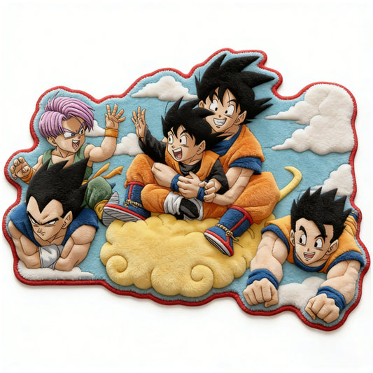 Dragon Ball Son Family & Vegeta Family Rug