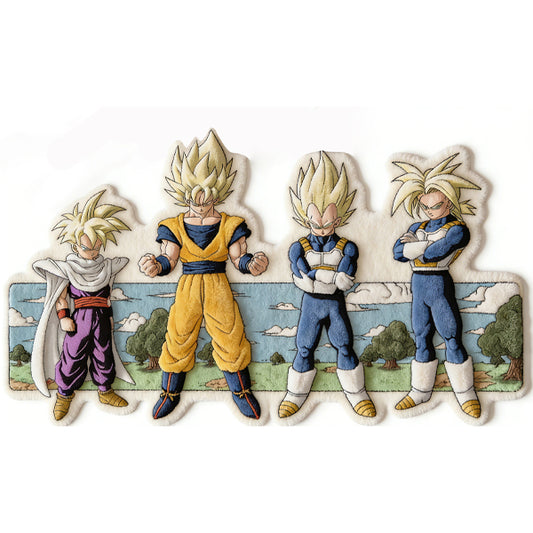 Goku & Vegeta Saiyan Rug