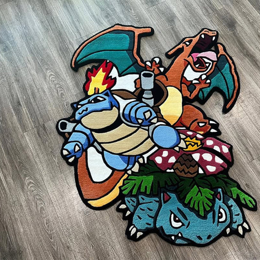 Pokemon Trio Design Rug