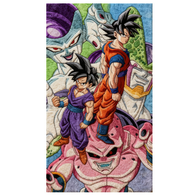 Dragon Ball Main Heroes & Classic Villains Rug