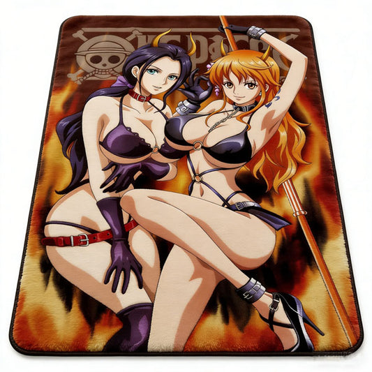 One Piece Nico Robin & Nami Rug