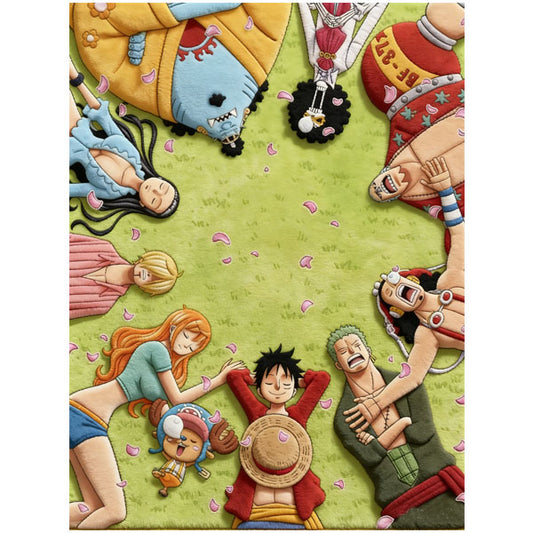 One Piece Straw Hat Crew Rug