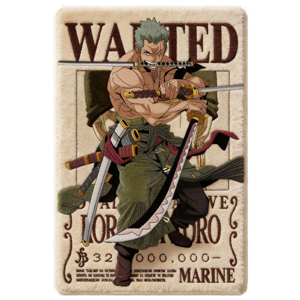 Zoro Wanted Poster Rug
