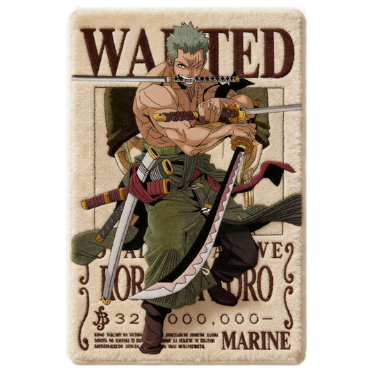 Zoro Wanted Poster Rug