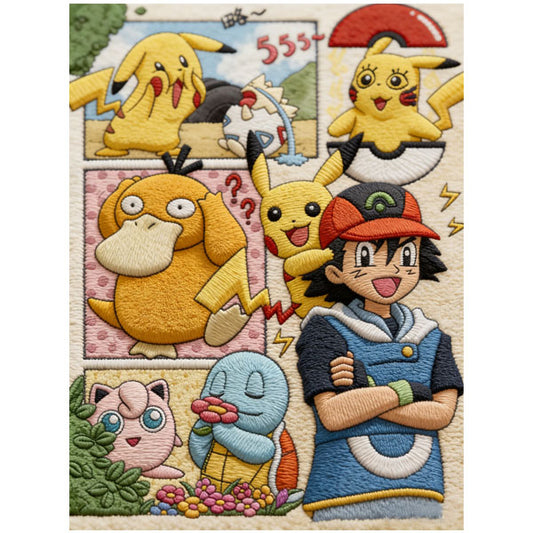 Anime Trainer & Monster Companions Rug