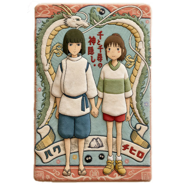 Chihiro & Haku Dragon Spirit Rug