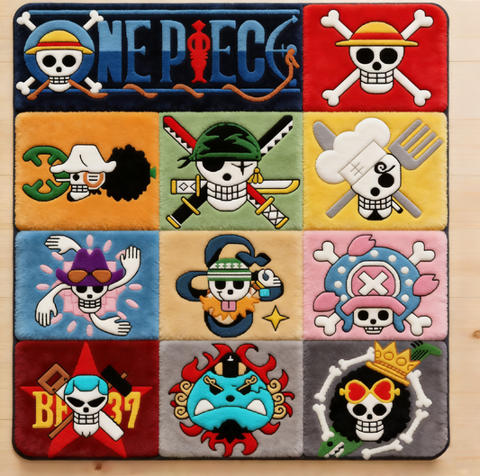 One Piece Luffy Crew Rug