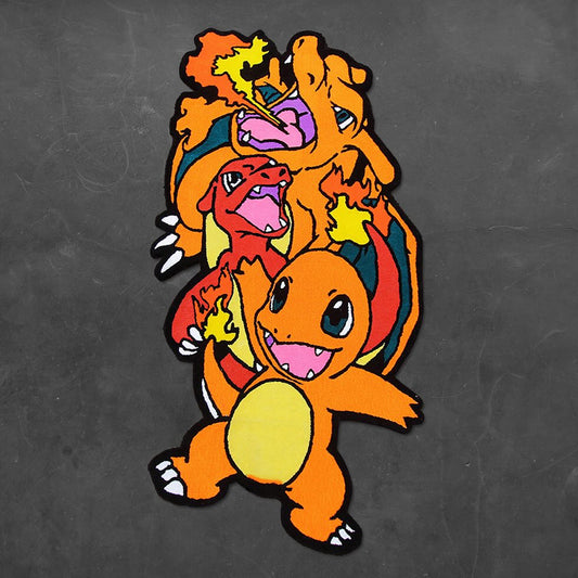 Pokémon Charizard Evolution Rug