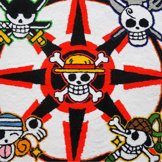 One Piece Jolly Roger Rug