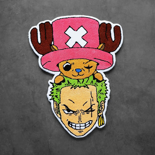 Zoro and Chopper Rug
