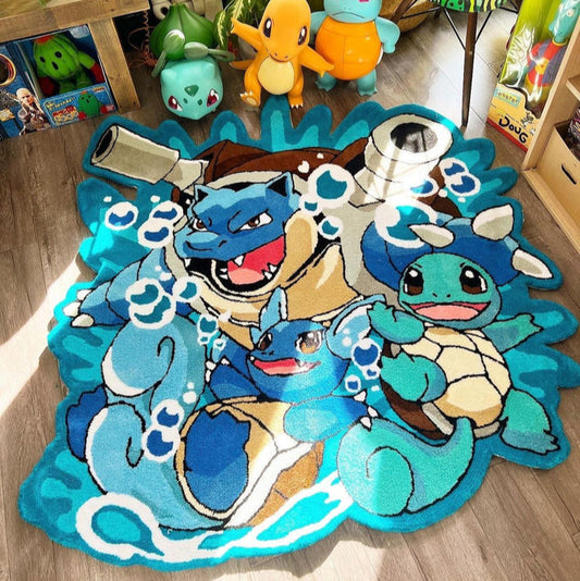 Pokémon Water Squad Irregular Shaped Rug