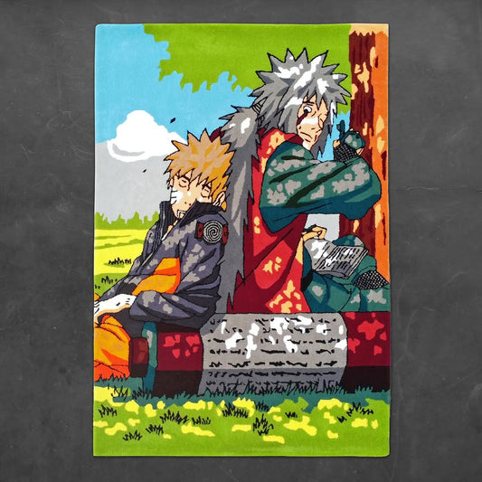 Naruto Shippuden Rug – Master Jiraiya and Student Naruto