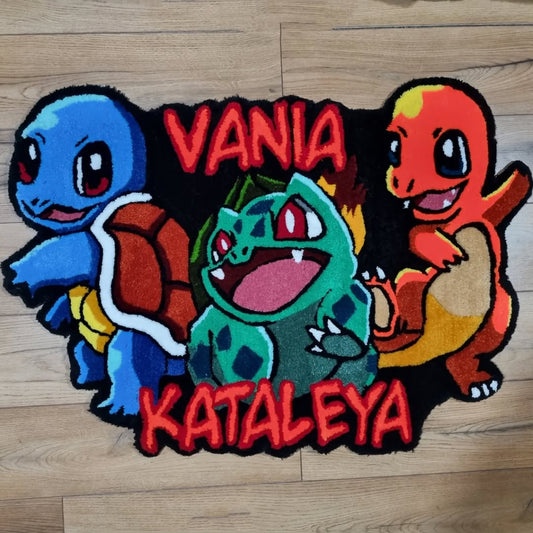 Pokémon Starter Trio Rug