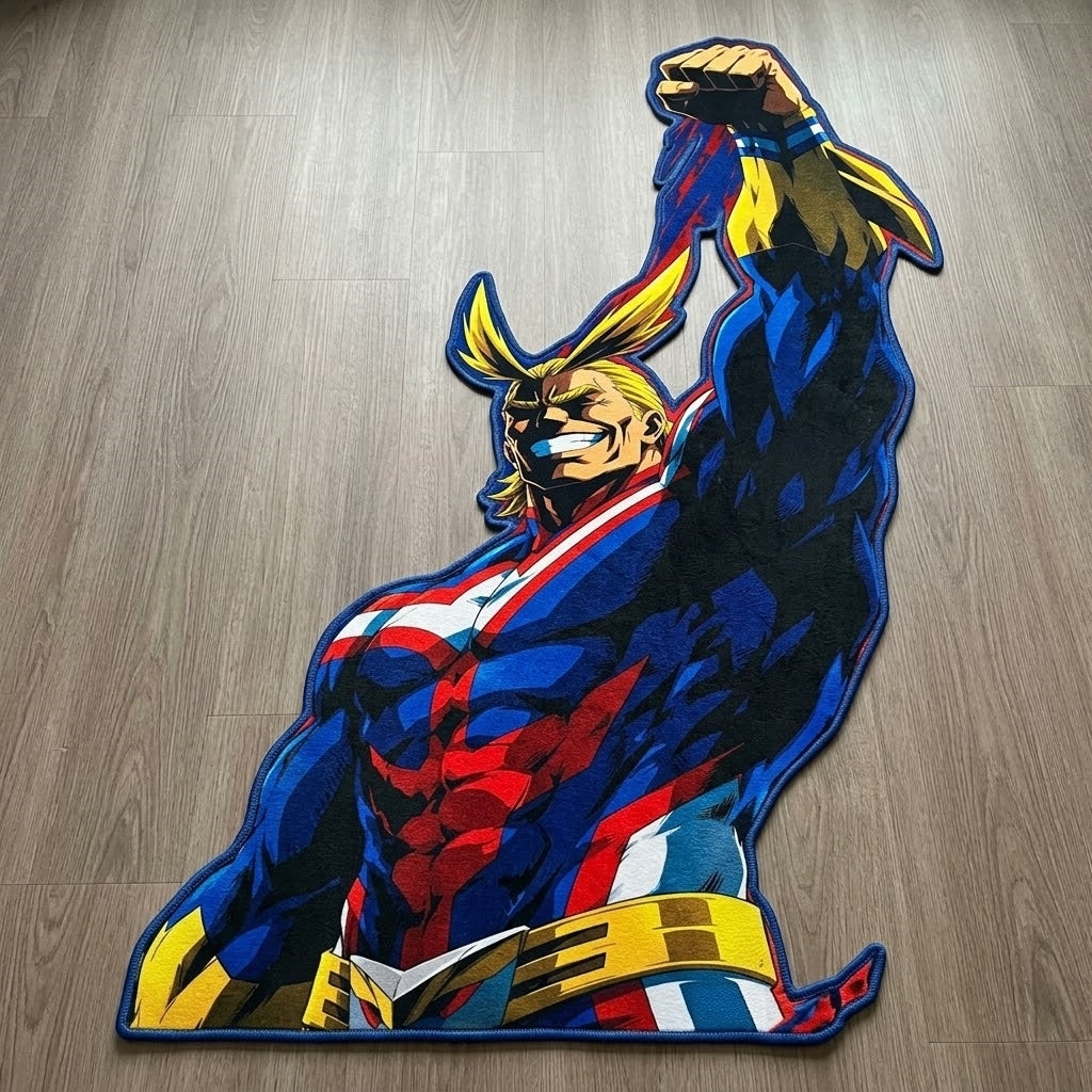 All Might Hero Character Rug