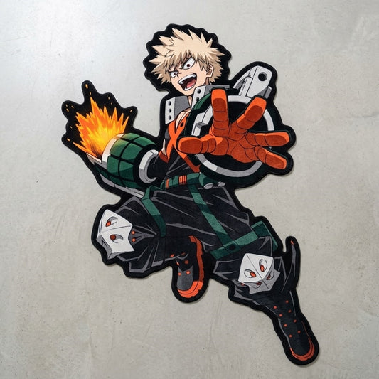 Bakugo Explosion Character Rug