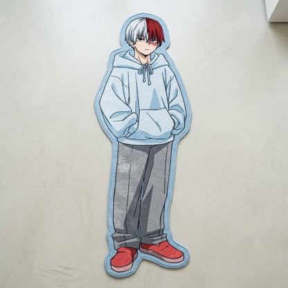 Casual Shoto Todoroki Anime Rug