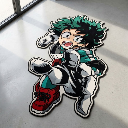 Chibi Deku Anime Shaped Rug