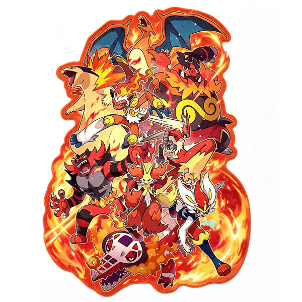 Fire-Type Pokémon Rug