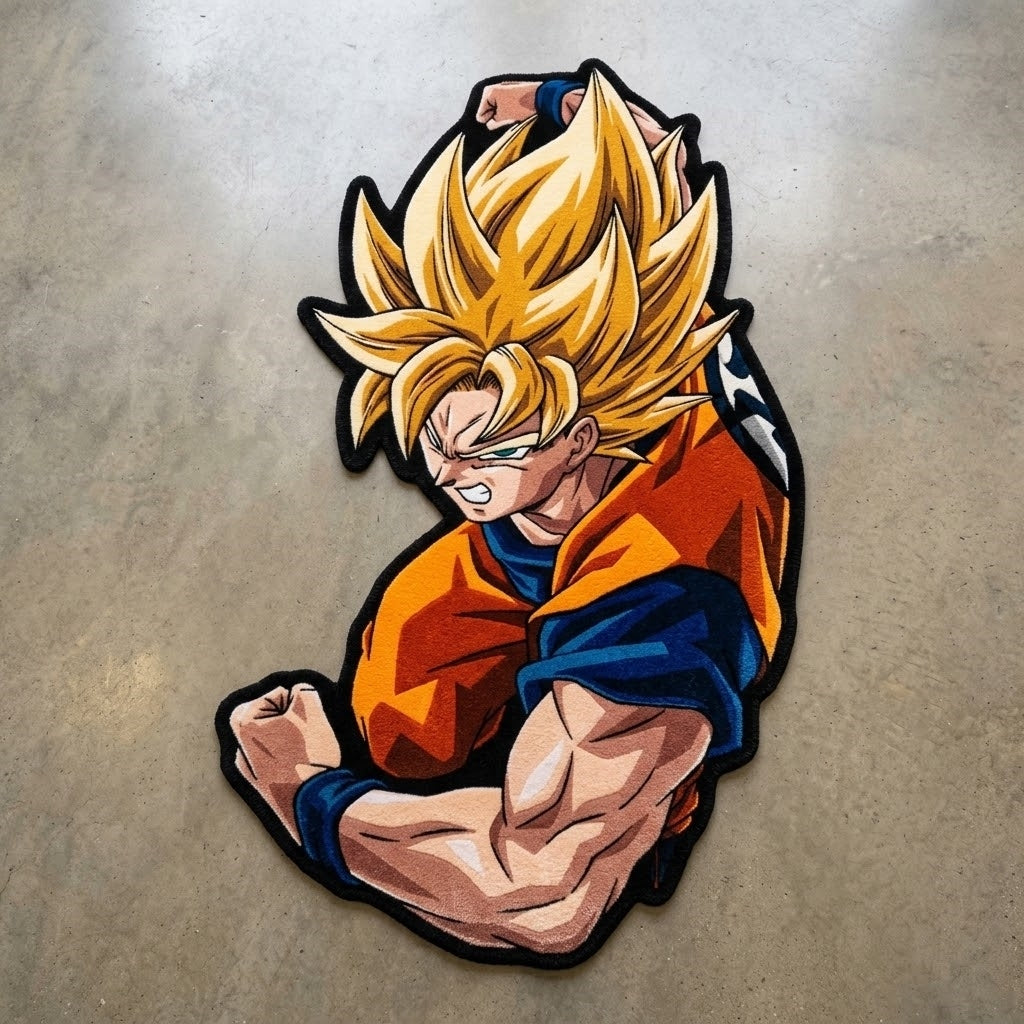 Goku Super Saiyan Rug